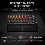 Corsair Vanguard PRO 96-MGX 8kHz 有線磁軸鍵盤(黑色-MGX磁軸)(包送順豐站)