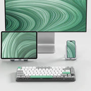 JamesDonkey S1 Cyan Low Profile TKL 機械式矮軸遊戲鍵盤 (茶軸)