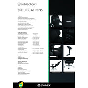 Noblechairs EPIC SERIES - Mercedes-AMG Petronas F1 Team SPECIAL EDITION 人體工學高背電競椅 (免安裝費)(10月尾到貨)