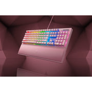5月優惠 Razer BlackWidow V3 RGB 機械式鍵盤(Quartz粉紅) (綠軸)(包送順豐站)