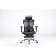 Sihoo V1 人體工學辦公椅（黑色帶腳踏）