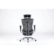 Sihoo V1 人體工學辦公椅（黑色帶腳踏）