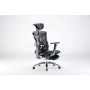 Sihoo V1 人體工學辦公椅（黑色帶腳踏）