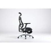 Sihoo V1 人體工學辦公椅（黑色帶腳踏）