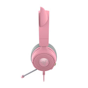 Razer Kraken Kitty V3 X 貓耳造型 RGB 有線耳機(Quartz)