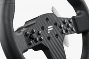 Fanatec CSL Steering Wheel P1 V2 (QR2L) 賽車方向盤軚環 (300mm 圓形軚環 / 3數位 LED 顯示 / 12按鈕 + 5軸搖桿 / PC、PlayStation 兼容)