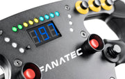 Fanatec ClubSport Steering Wheel F1® Esports V2 (QR2) 賽車方向盤軚環 (270mm 軚環 / CNC鋁金屬製造 / 3數位LED顯示 + 轉數&旗號LED燈條 / CSL Elite 磁力撥片[可升級到Podium系統] / 11按鈕+7軸 FunkySwitch™搖桿 / 雙震動摩打 / PC、PlayStation 兼容）