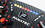 Fanatec ClubSport Steering Wheel Formula V2.5X (QR2) 賽車方向盤軚環 (270mm Alcantara軚環 / 1" 白色OLED顯示 / CS磁力撥片[可升級到Podium系統] / 11按鈕+7軸 FunkySwitch™搖桿+2雙向開關+2多位置開關 / QR2 快拆系統 / PC、PlayStation、Xbox 兼容）