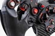 Fanatec ClubSport Steering Wheel Formula V2.5X (QR2) 賽車方向盤軚環 (270mm Alcantara軚環 / 1" 白色OLED顯示 / CS磁力撥片[可升級到Podium系統] / 11按鈕+7軸 FunkySwitch™搖桿+2雙向開關+2多位置開關 / QR2 快拆系統 / PC、PlayStation、Xbox 兼容）