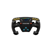 Fanatec ClubSport Steering Wheel F1® Esports V2 (QR2) 賽車方向盤軚環 (270mm 軚環 / CNC鋁金屬製造 / 3數位LED顯示 + 轉數&旗號LED燈條 / CSL Elite 磁力撥片[可升級到Podium系統] / 11按鈕+7軸 FunkySwitch™搖桿 / 雙震動摩打 / PC、PlayStation 兼容）