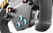 Fanatec ClubSport Steering Wheel F1® Esports V2 (QR2) 賽車方向盤軚環 (270mm 軚環 / CNC鋁金屬製造 / 3數位LED顯示 + 轉數&旗號LED燈條 / CSL Elite 磁力撥片[可升級到Podium系統] / 11按鈕+7軸 FunkySwitch™搖桿 / 雙震動摩打 / PC、PlayStation 兼容）