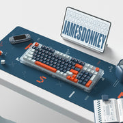 JamesDonkey RS6 96鍵 RGB 三模 熱插拔 機械式鍵盤 (BOX白軸-ICE配色)