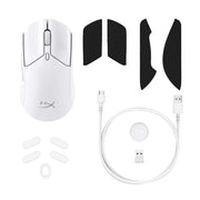 8月優惠 HyperX Pulsefire Haste 2 Wireless 無線遊戲滑鼠(白色)