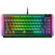 Razer BlackWidow V4 75% Hot-Swappable Phantom Green Edition 可換軸 機械式電競鍵盤(觸感橘軸-Phantom Green Edition-英文版)