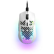 SteelSeries Aerox 3 Snow 超輕量遊戲滑鼠