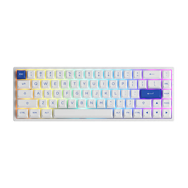 AKKO 3068B Plus 三模 68鍵 RGB機械鍵盤 白藍色