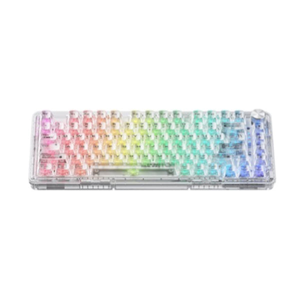 Machenike K500F 81鍵RGB 機械式鍵盤 水晶白
