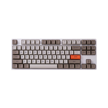 AKKO 5087S VIA 有線87鍵TKL機械鍵盤 灰橙色 (橙軸)