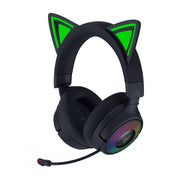 Razer Kraken Kitty V3 Pro 貓耳造型 RGB 三模無線耳機(黑色)