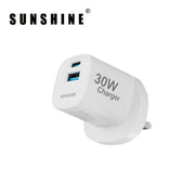 SUNSHINE MPH-30WH 2端口1C1A插牆式充電器(30W)