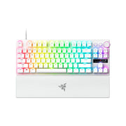 Razer Huntsman V3 Pro Tenkeyless 8KHz 無數字鍵類比式光學電競鍵盤(白色)(包送順豐站)
