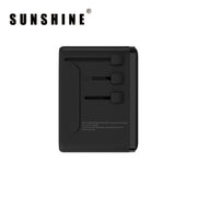 SUNSHINE TRB-67W GaN快速充電器 4插口(3C1A) 旅行插座(67W)