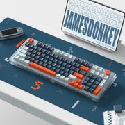 JamesDonkey RS6 96鍵 RGB 三模 熱插拔 機械式鍵盤 (BOX白軸-ICE配色)