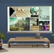 [台灣製造] j5create JCT425 實木螢幕支架 內置 8 合 1 USB-C 集線器 (AC-JCT425)