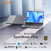 CHUWI GemiBook Plus Intel Celeron N100 16GB LPDDR5 + 512GB M.2 SSD Window 11 Home