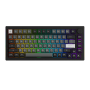 AKKO 5075B Plus 三模 82鍵 RGB機械鍵盤 黑銀色