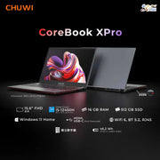 CHUWI Corebook X Pro 15.6" Intel Core i5-12450H 16GB DDR4 512GB M.2 SSD with Window 11 Home