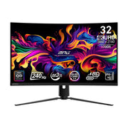 MSI 31.5" MPG321CURX QD-OLED 240Hz 4K UHD (16:9) 曲面量子點電競顯示器(HDMI2.1) (MO-MP32CQO)