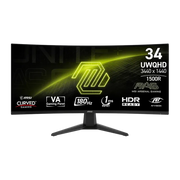 MSI MAG346CQ 34吋 180Hz VA UWQHD 電競顯示器 (此產品不包送貨)