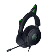 Razer Kraken Kitty V3 X 貓耳造型 RGB 有線耳機 (黑色)