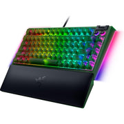 Razer BlackWidow V4 75% Hot-Swappable Phantom Green Edition 可換軸 機械式電競鍵盤(觸感橘軸-Phantom Green Edition-英文版)