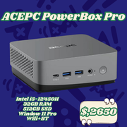 ACEPC PowerBox pro Intel i5 12450H 32GB RAM + 512GB SSD Win11 Pro 迷你電腦