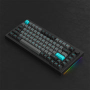 AKKO 5075B Plus 三模 82鍵 RGB機械鍵盤 黑青藍色 (銀軸)(包送順豐站)
