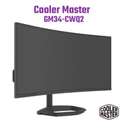 CoolerMaster GM34-CWQ2 34吋 UWQHD 165Hz 1500R 曲面電競顯示器 (此產品不包送貨)