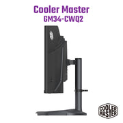 CoolerMaster GM34-CWQ2 34吋 UWQHD 165Hz 1500R 曲面電競顯示器 (此產品不包送貨)