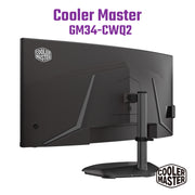 CoolerMaster GM34-CWQ2 34吋 UWQHD 165Hz 1500R 曲面電競顯示器 (此產品不包送貨)