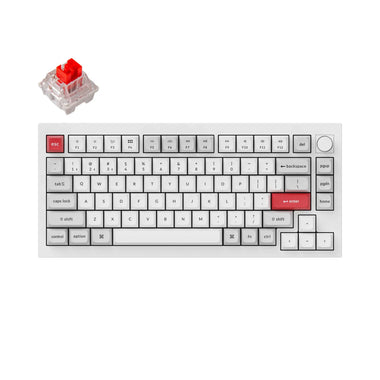 Keychron Q1 Pro QMK/VIA 塑膠框架 無線定制機械鍵盤 SHELL WHITE (包SF寄出)