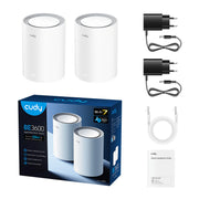 Cudy M3600-2P BE3600 雙頻 WiFi 7 Mesh 路由器 - 兩件裝