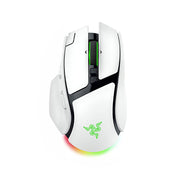 Razer Basilisk V4 Pro 8kHz 人體工學三模無線遊戲滑鼠(白色)