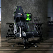 Razer Enki Pro 頂級人體工學電競椅 (黑綠)(代理有貨)
