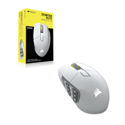 8月優惠 Corsair SCIMITAR ELITE WIRELESS SE 無線電競遊戲滑鼠 白色 (包送順豐站)