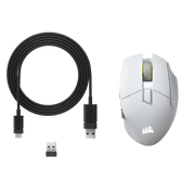 8月優惠 Corsair SCIMITAR ELITE WIRELESS SE 無線電競遊戲滑鼠 白色 (包送順豐站)