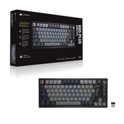 Corsair K65 PLUS Wireless 75% RGB Hot-swappable 三模 無線 機械式遊戲鍵盤 (支援icue software)(MLX紅軸-灰色-2024ver)