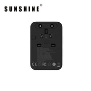 SUNSHINE TRB-67W GaN快速充電器 4插口(3C1A) 旅行插座(67W)