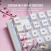 Corsair K70 CORE SE RGB 機械式鍵盤 (MLX Red軸體)(櫻花色-Cherry Blossom)