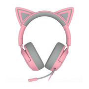 Razer Kraken Kitty V3 X 貓耳造型 RGB 有線耳機(Quartz)